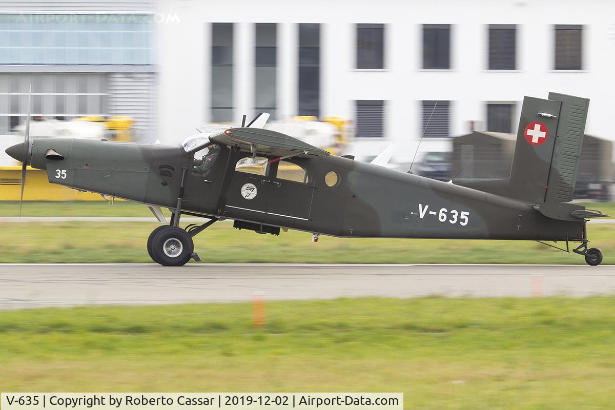 V-635, Pilatus PC-6/B2-H2M Turbo Porter C/N 761, Payerne Air Force Base (LSMP)