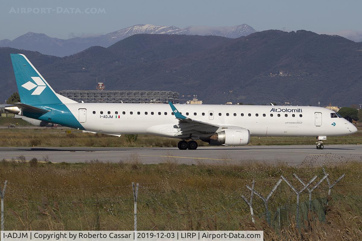 I-ADJM, 2009 Embraer 195LR (ERJ-190-200LR) C/N 19000258, Pisa Airport