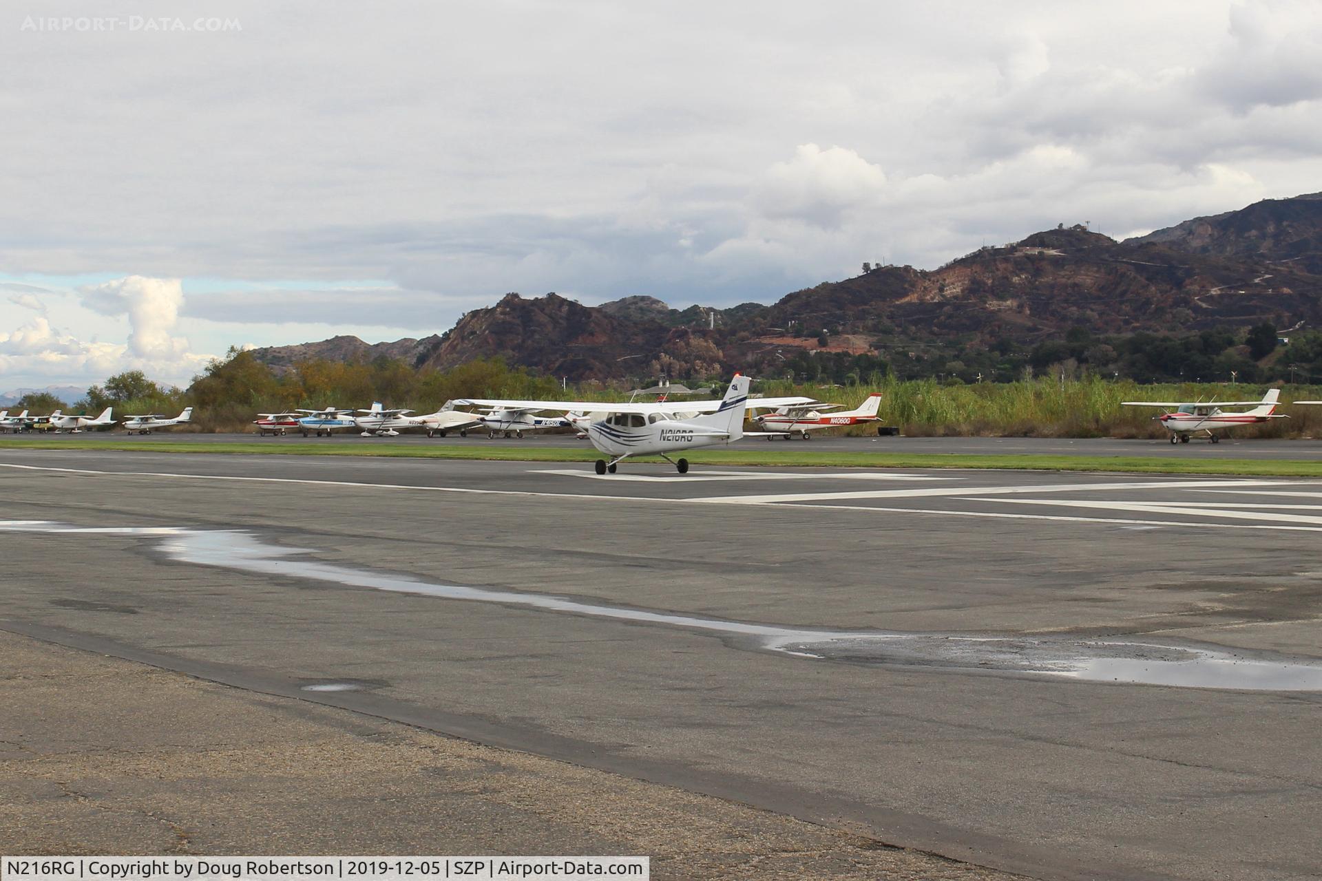 N216RG, 1981 Cessna 172P C/N 17275183, 1981 Cessna 172P, Lycoming O-320-D2J 160 Hp, takeoff roll Rwy 04
