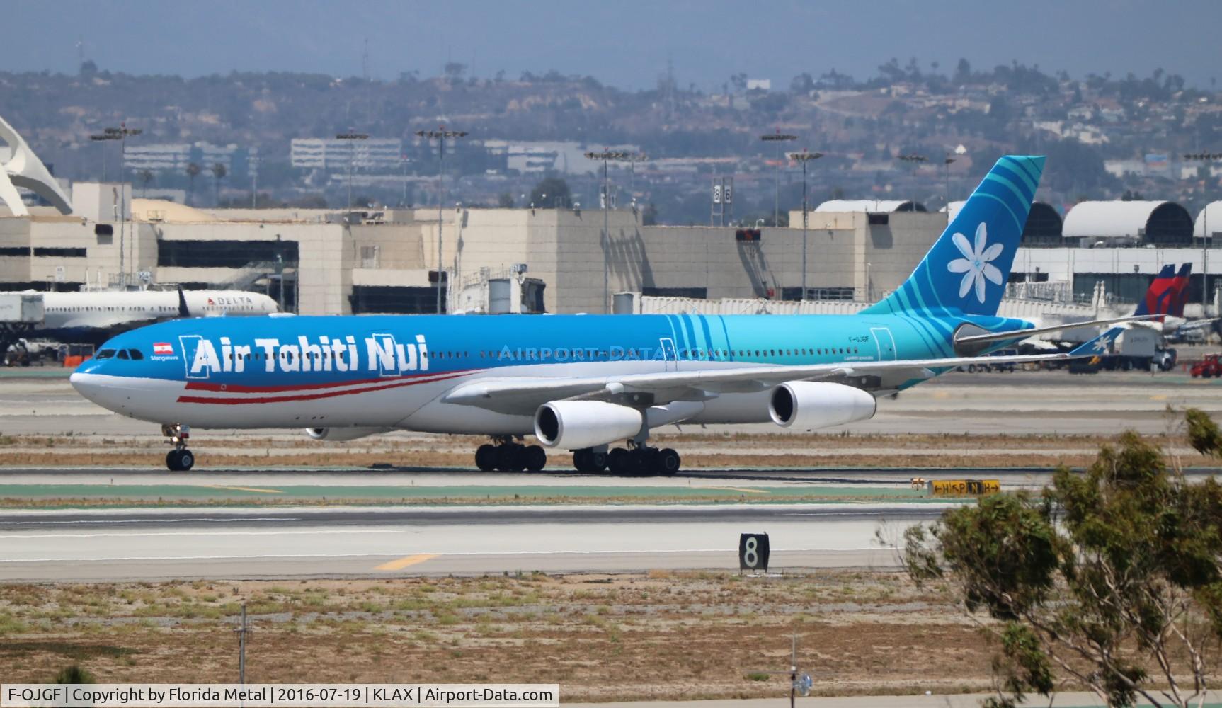 F-OJGF, 2001 Airbus A340-313 C/N 385, LAX 2016