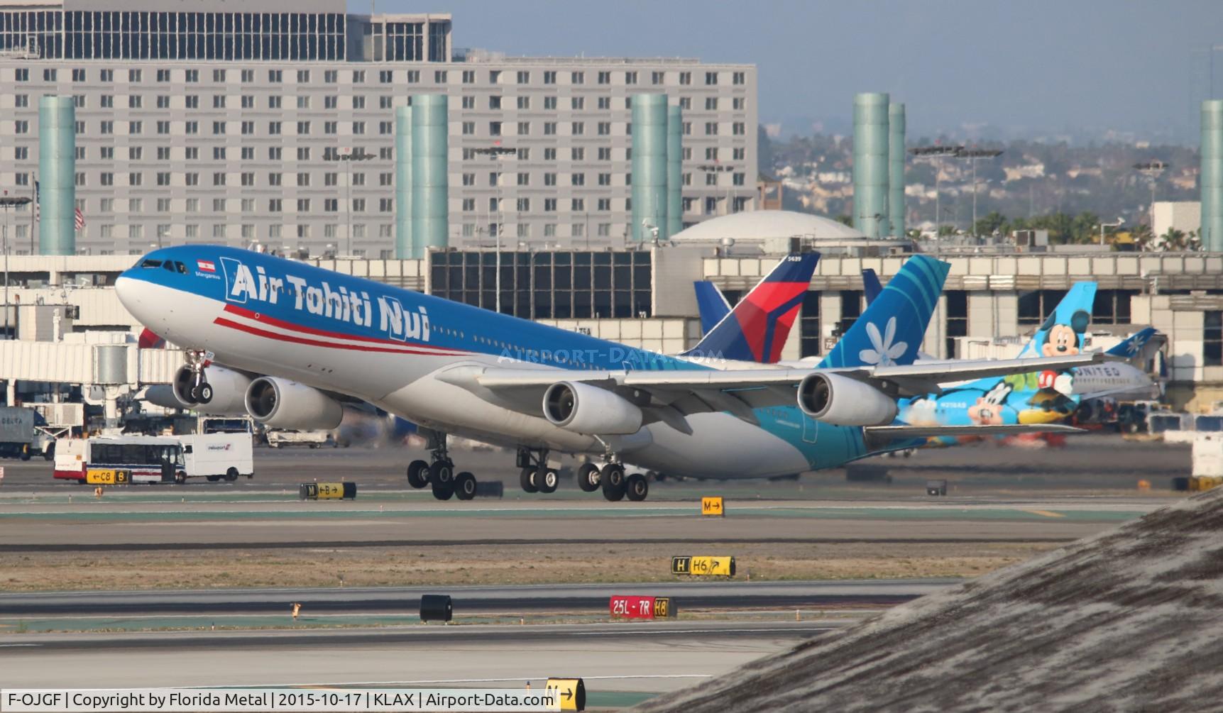 F-OJGF, 2001 Airbus A340-313 C/N 385, LAX 2015