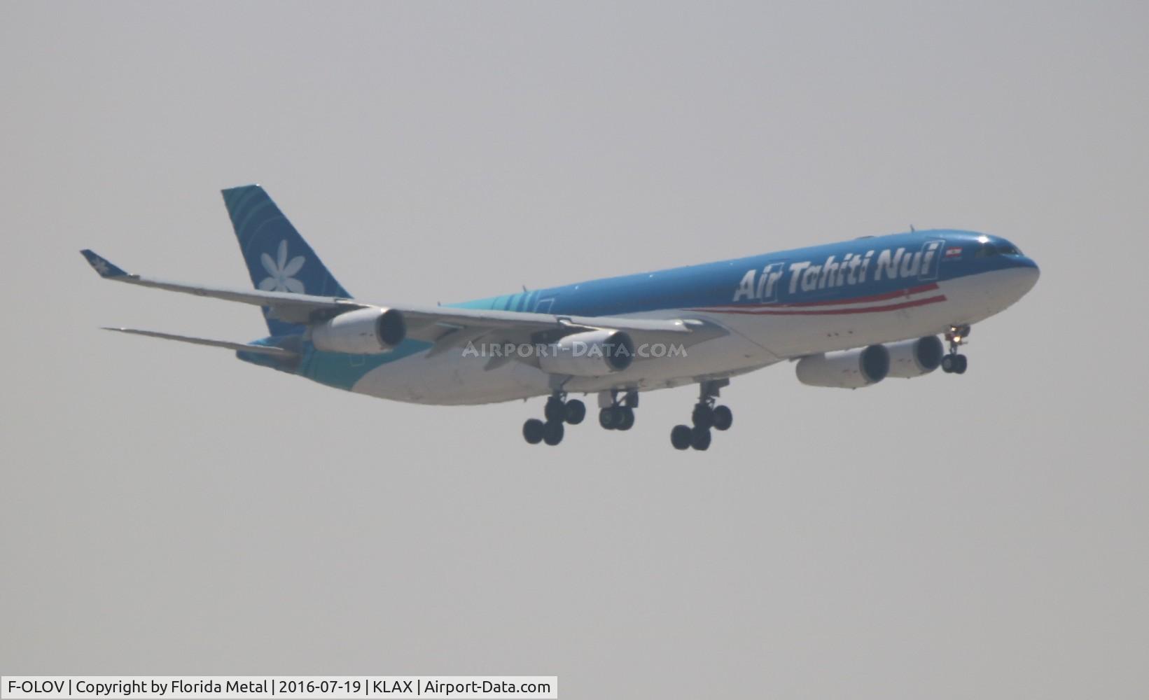 F-OLOV, 2005 Airbus A340-313 C/N 668, LAX 2016