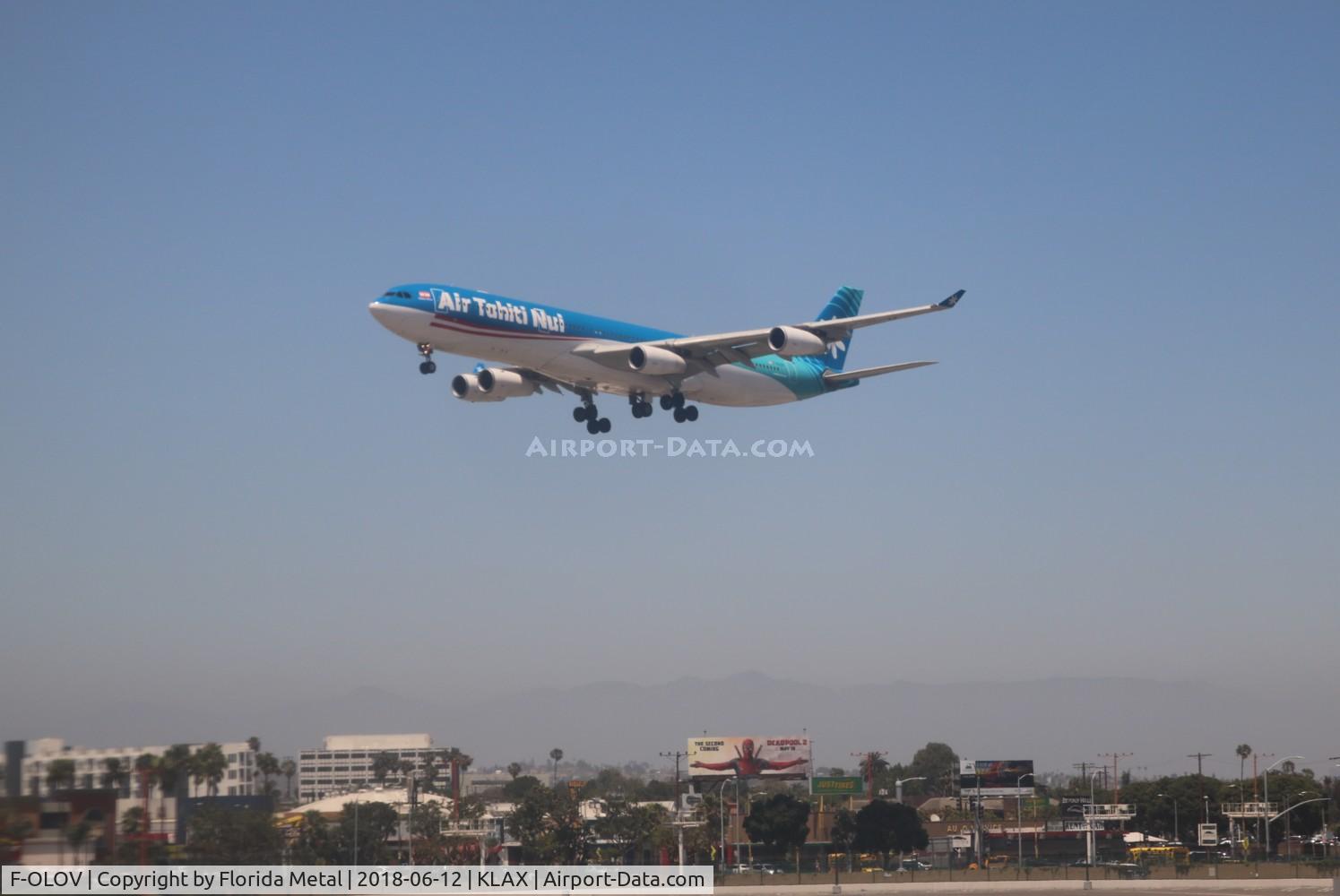 F-OLOV, 2005 Airbus A340-313 C/N 668, LAX 2018