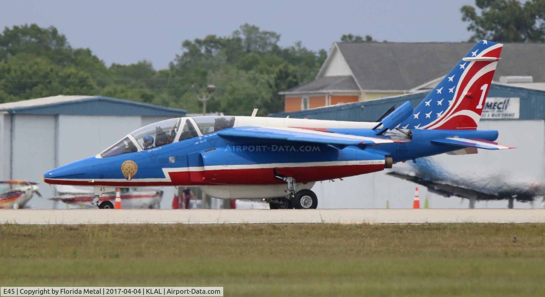 E45, Dassault-Dornier Alpha Jet E C/N E45, Sun N Fun 2017 LAL