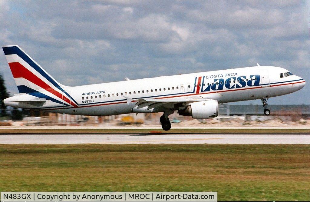 N483GX, 1991 Airbus A320-212 C/N 189, Lineas Aéreas de Costa Rica Sociedad Anonima