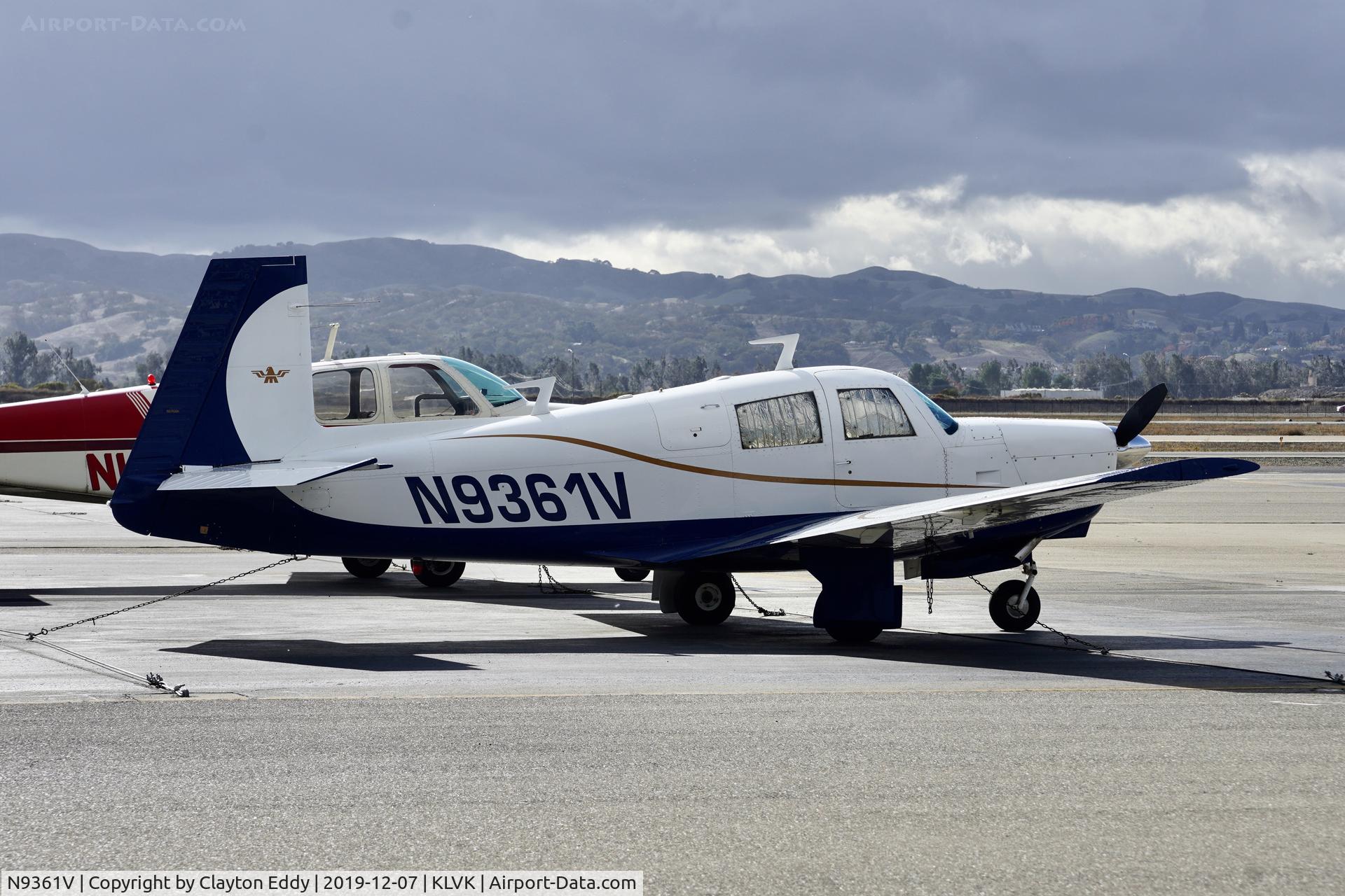 N9361V, 1969 Mooney M20C Ranger C/N 700015, Livermore airport California 2019.