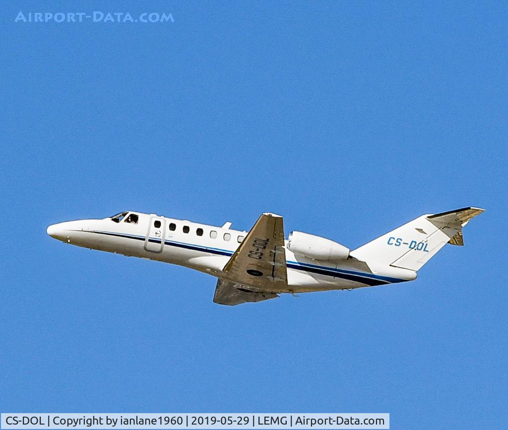 CS-DOL, 2009 Cessna 525B CitationJet CJ3 C/N 525B-0330, Departing Malaga