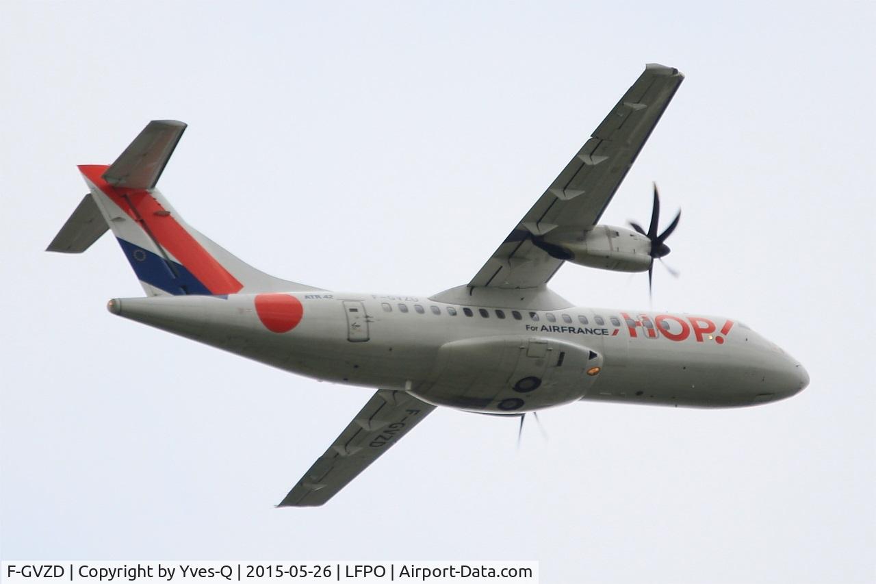 F-GVZD, 1996 ATR 42-500 C/N 530, ATR 42-500, Take off rwy 08, Paris-Orly airport (LFPO-ORY)
