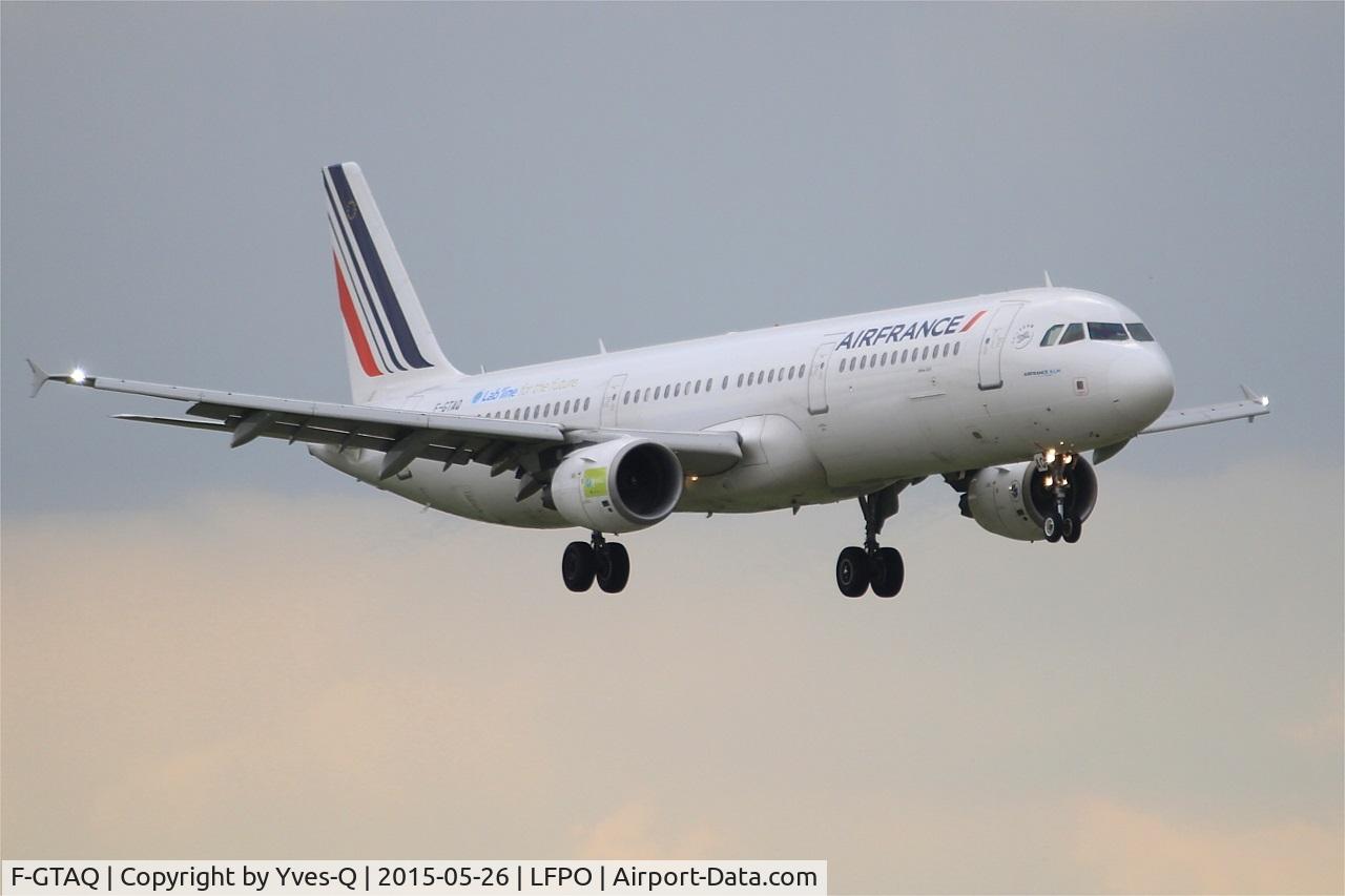 F-GTAQ, 2008 Airbus A321-211 C/N 3399, Airbus A321-211, Short approach rwy 06, Paris-Orly airport (LFPO-ORY)