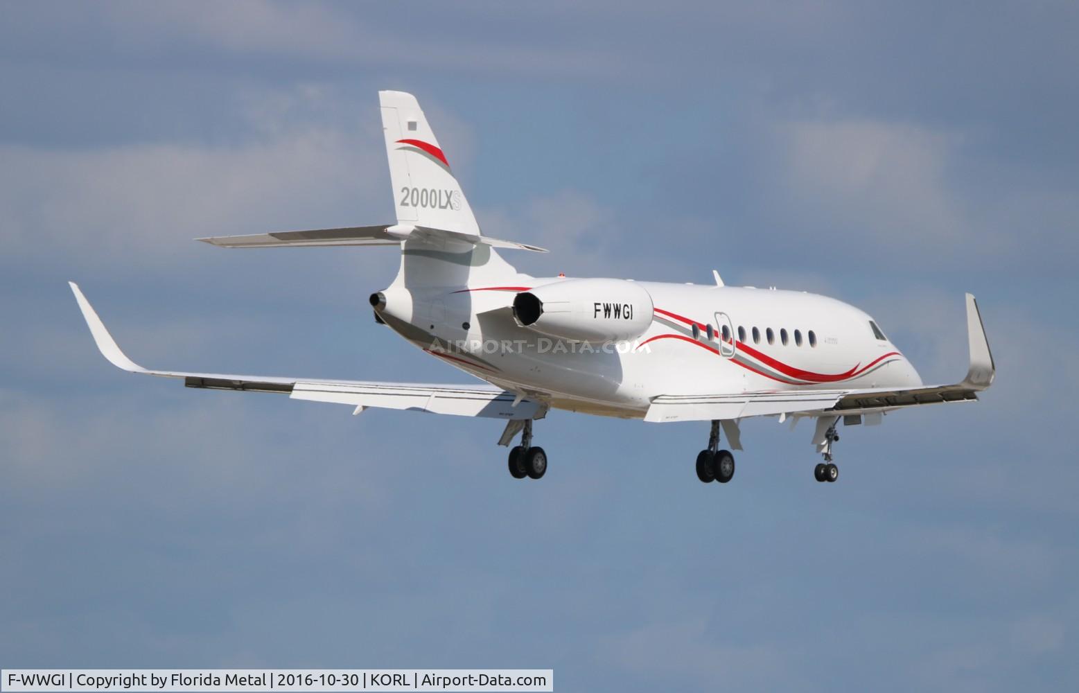 F-WWGI, 2015 Dassault Falcon 2000LXS C/N 306, ORL NBAA 2016