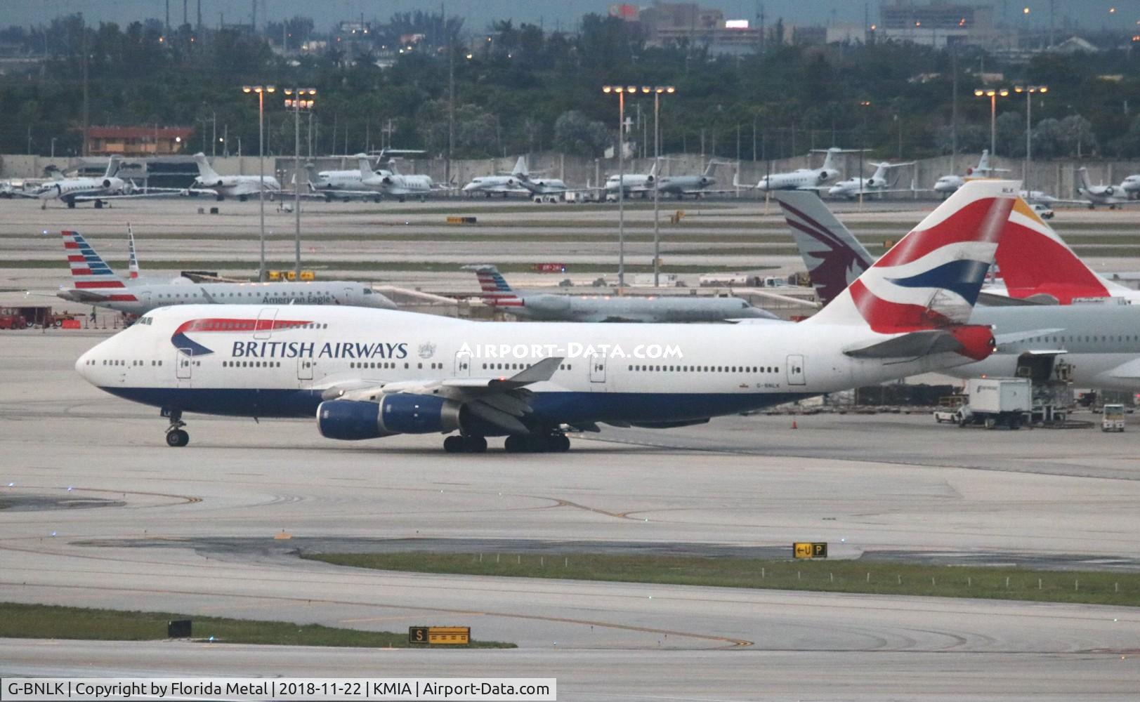 G-BNLK, 1990 Boeing 747-436 C/N 24053, MIA 2018