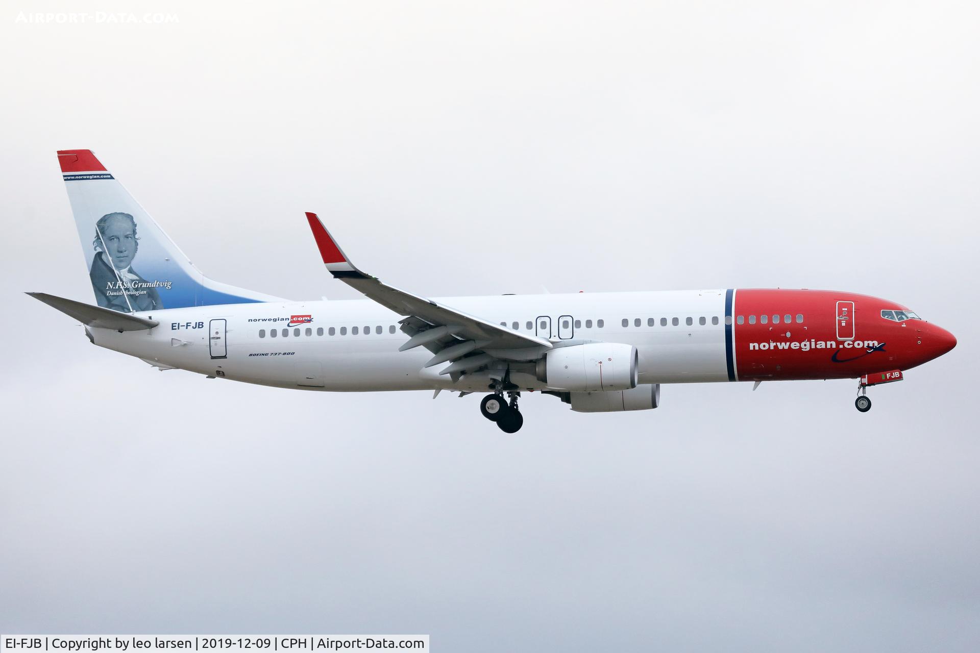 EI-FJB, 2015 Boeing 737-8JP C/N 42081, Copenhagen 9.12.2019