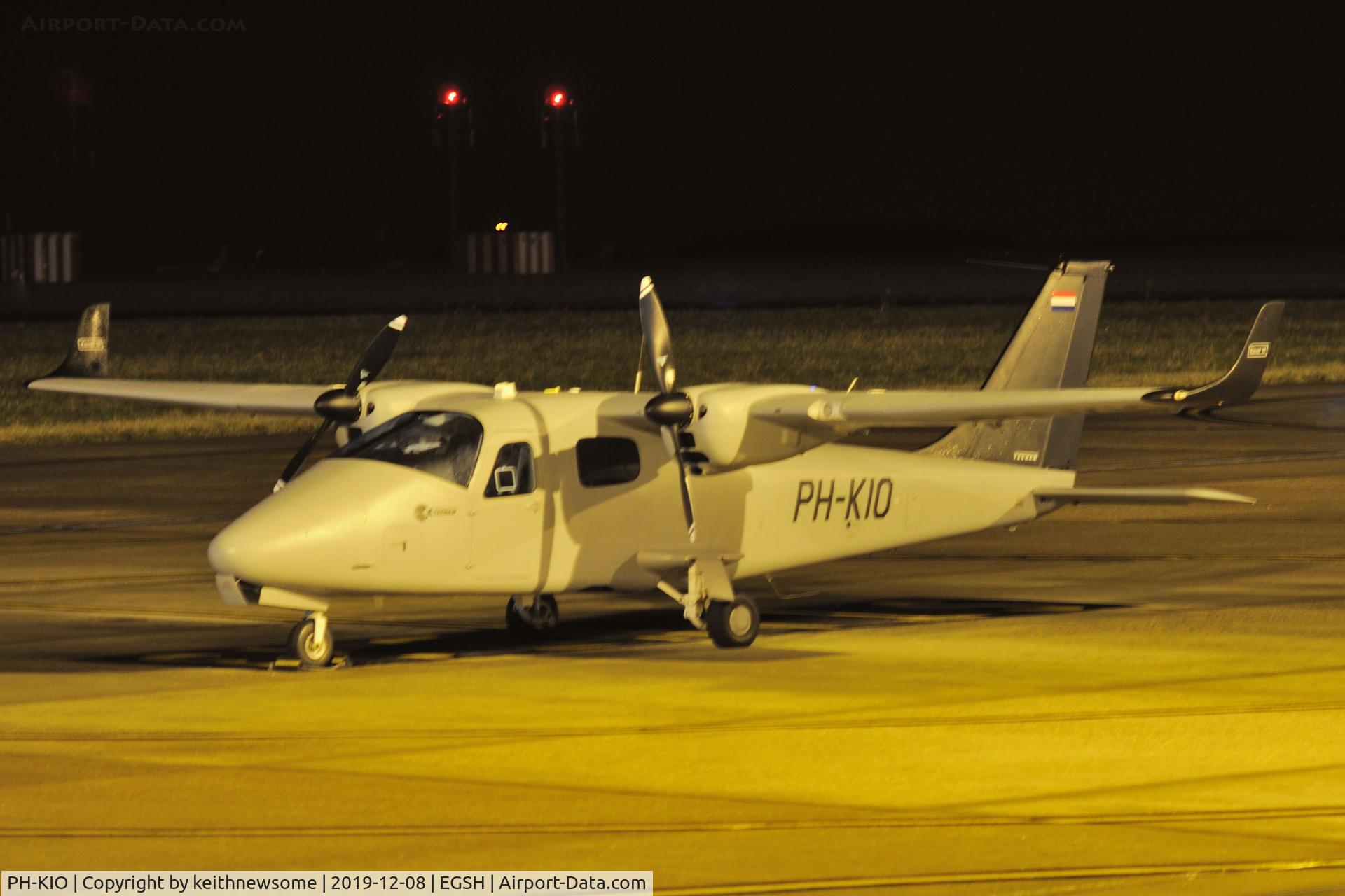 PH-KIO, Tecnam P2006T C/N 279, Parked at Norwich.