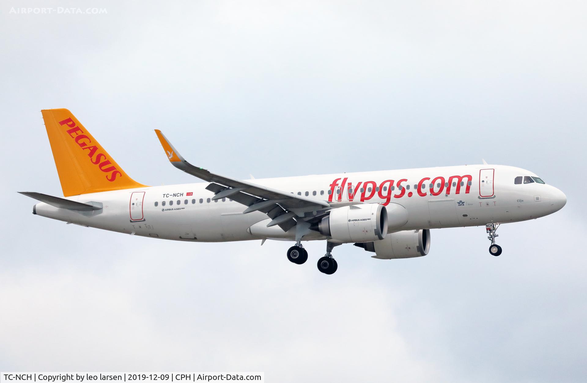 TC-NCH, 2019 Airbus A320-251NEO C/N 8962, Copenhagen 9.12.2019 L/D R-22L