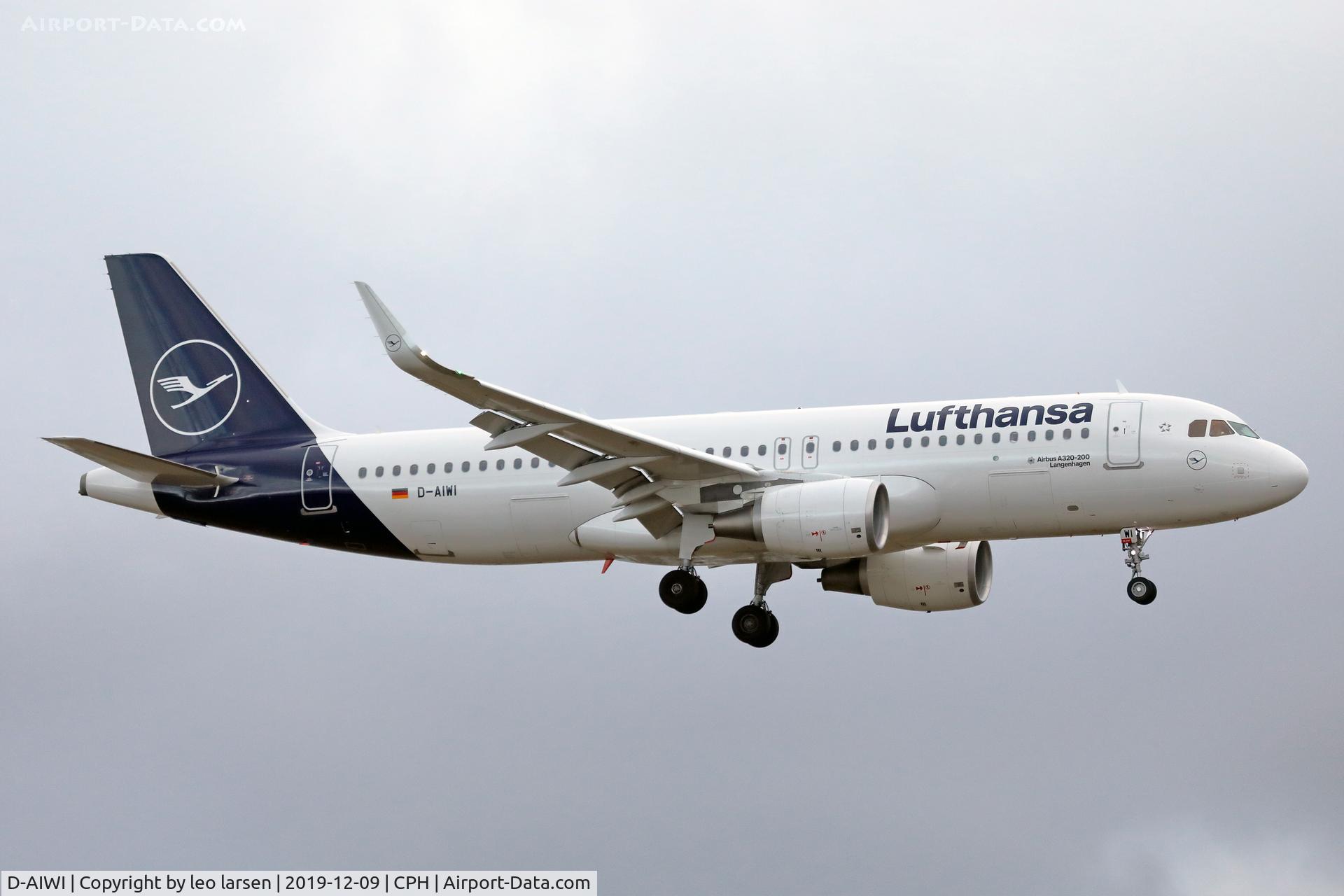 D-AIWI, 2019 Airbus A320-214 C/N 8951, Copenhagen 9.12.2019 L/D R-22L