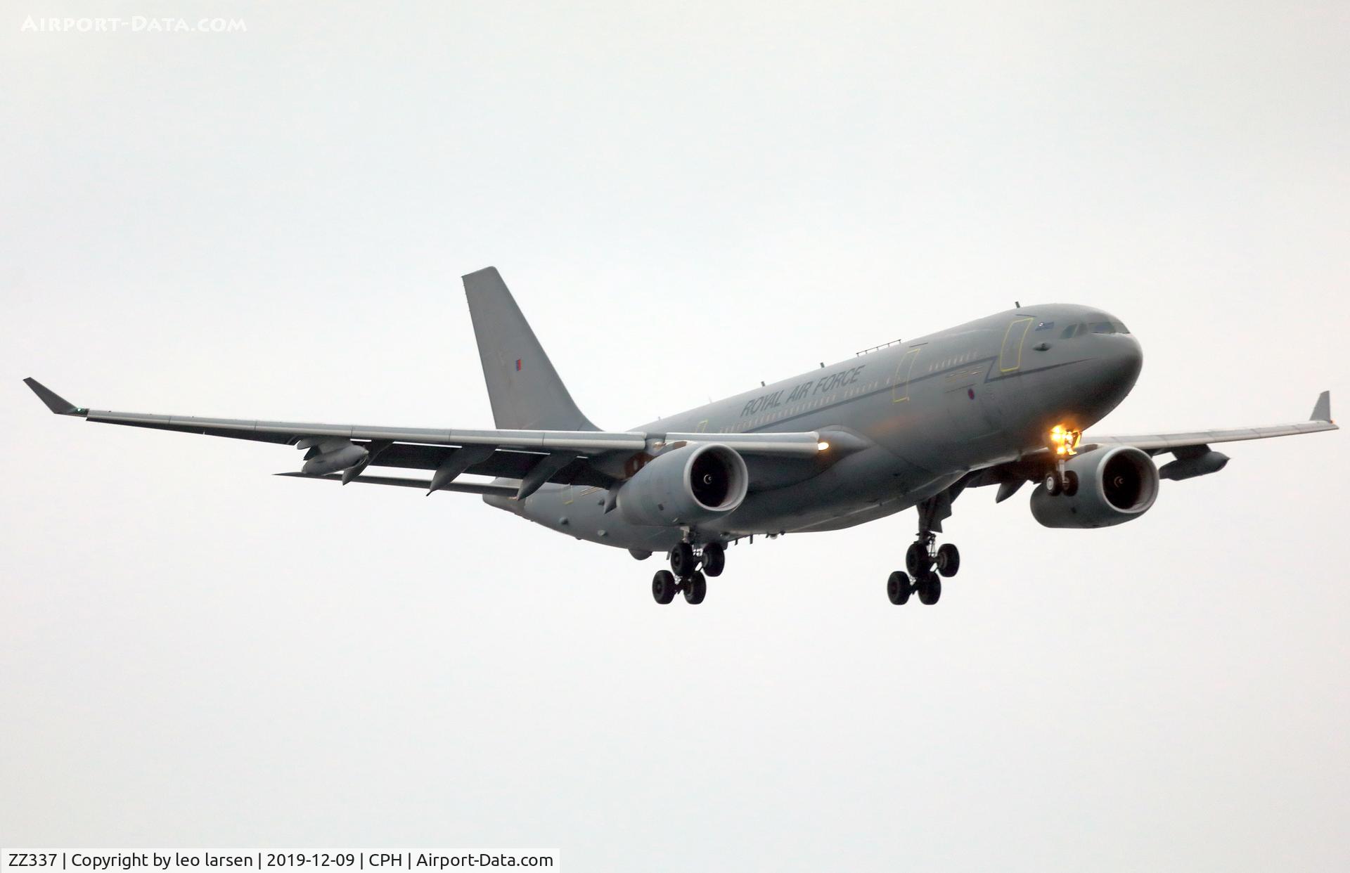 ZZ337, 2012 Airbus KC3 Voyager (A330-243MRTT) C/N 1390, Copenhagen 9.12.2019