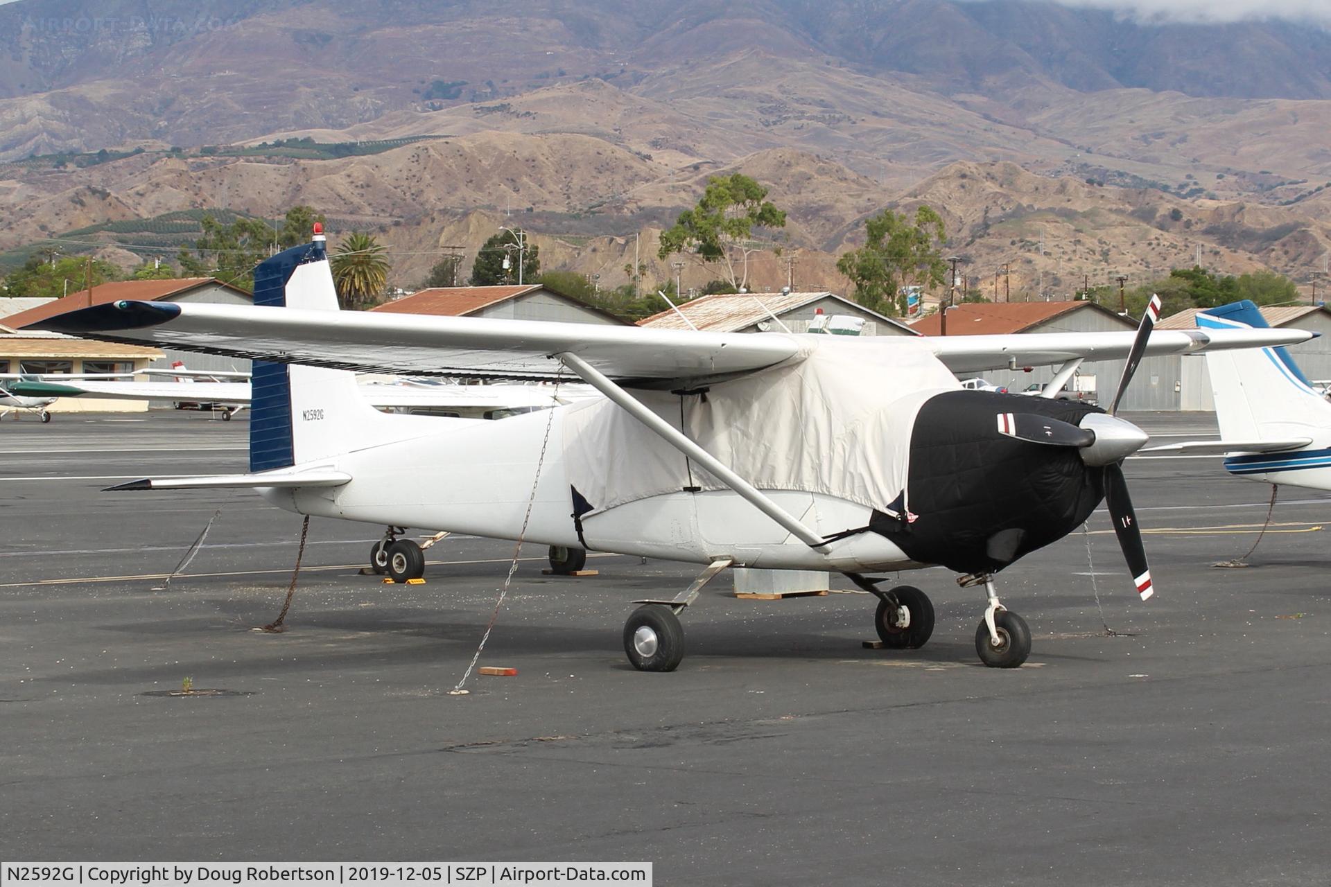 N2592G, 1959 Cessna 182B Skylane C/N 51892, 1959 Cessna 182B SKYLANE, Continental O-470 230 Hp, on Transient Ramp