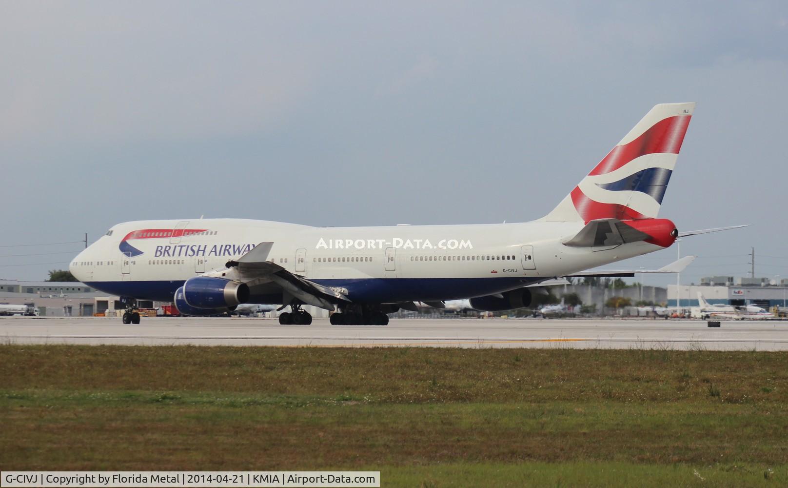 G-CIVJ, 1997 Boeing 747-436 C/N 25817, MIA 2014