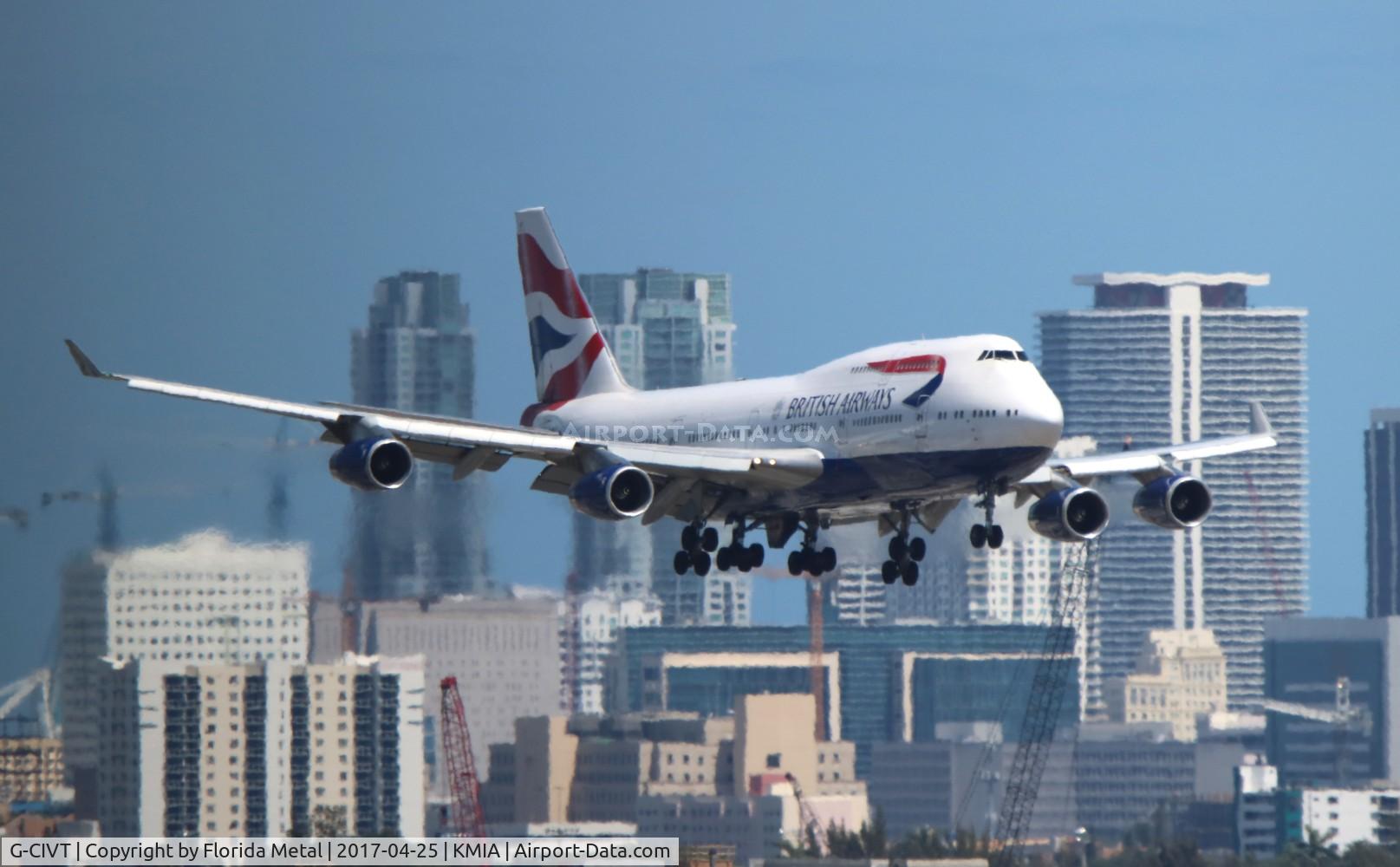G-CIVT, 1998 Boeing 747-436 C/N 25821, MIA 2017