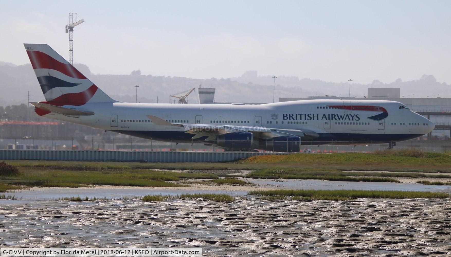 G-CIVV, 1998 Boeing 747-436 C/N 25819, SFO 2018
