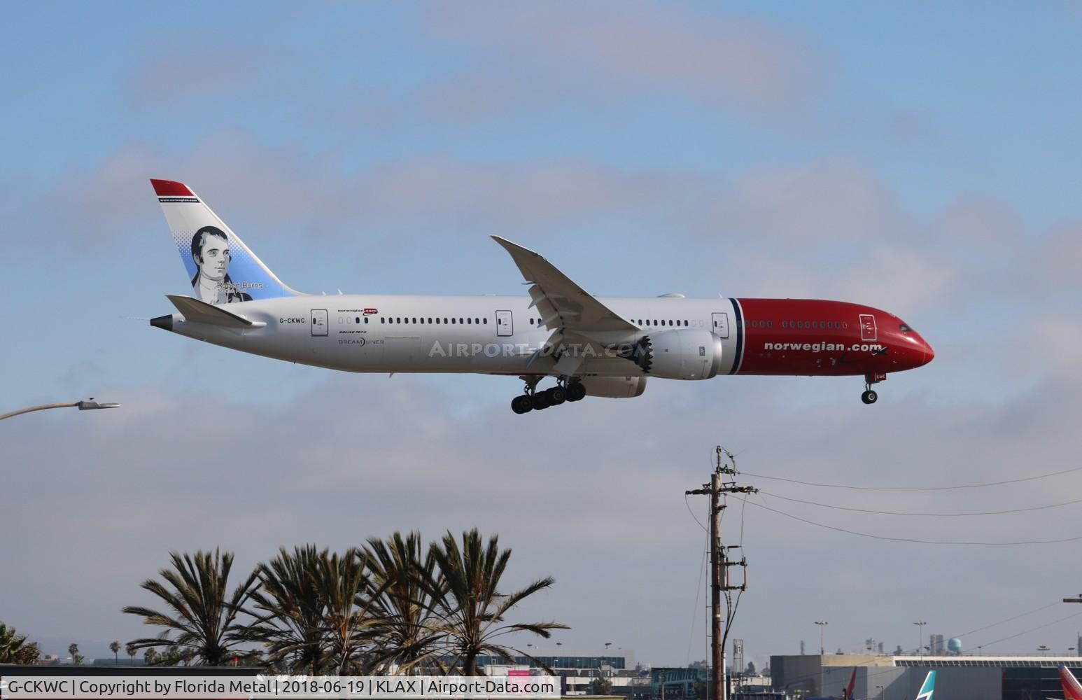 G-CKWC, 2018 Boeing 787-9 Dreamliner C/N 38893, LAX 2018