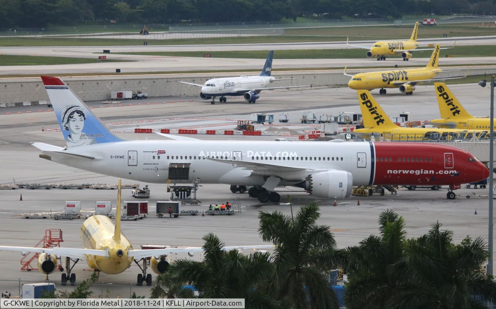 G-CKWE, 2018 Boeing 787-9 Dreamliner C/N 38790, FLL 2018