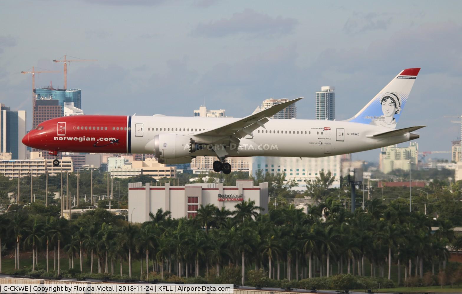G-CKWE, 2018 Boeing 787-9 Dreamliner C/N 38790, FLL 2018
