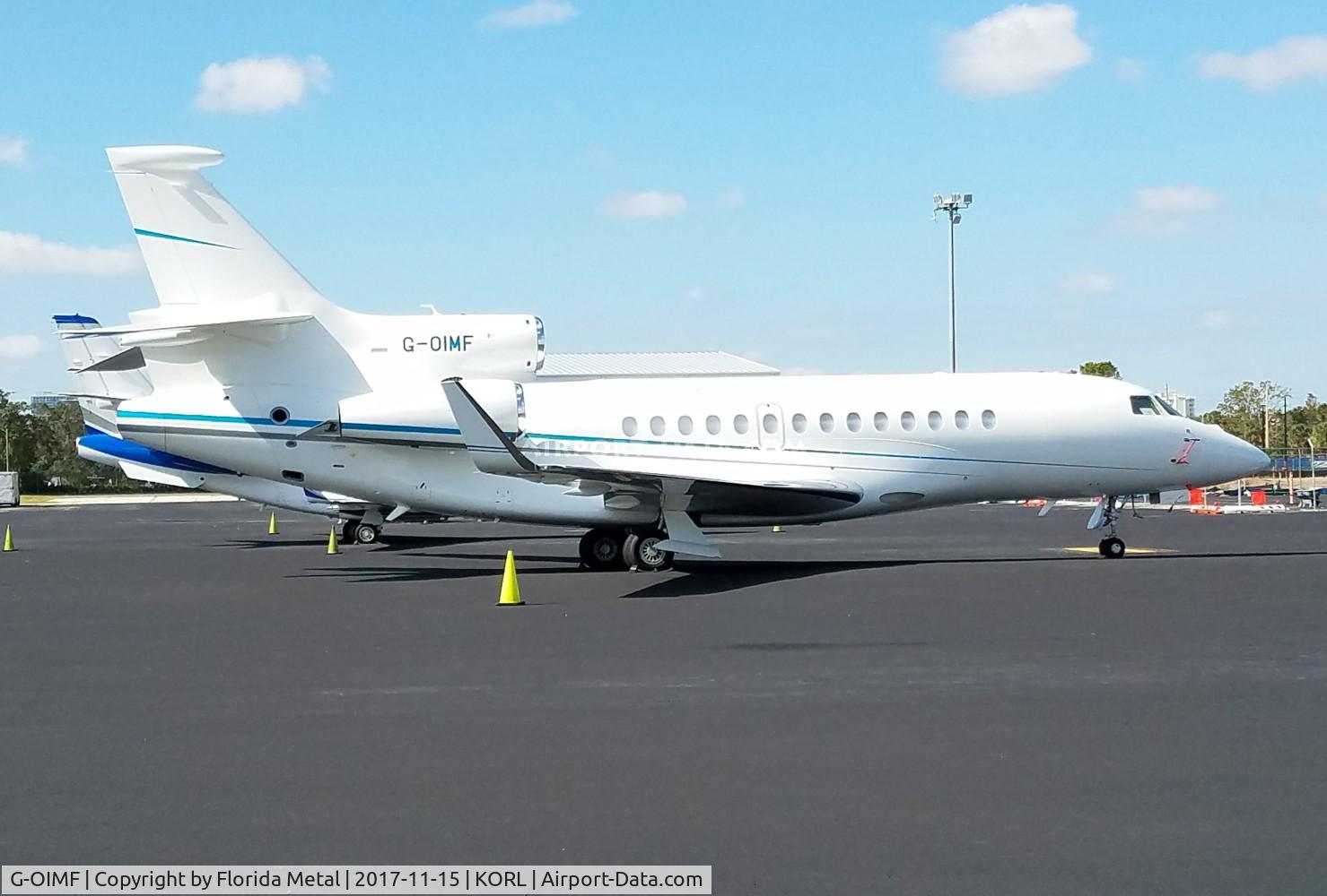 G-OIMF, 2011 Dassault Falcon 7X C/N 125, ORL 2017
