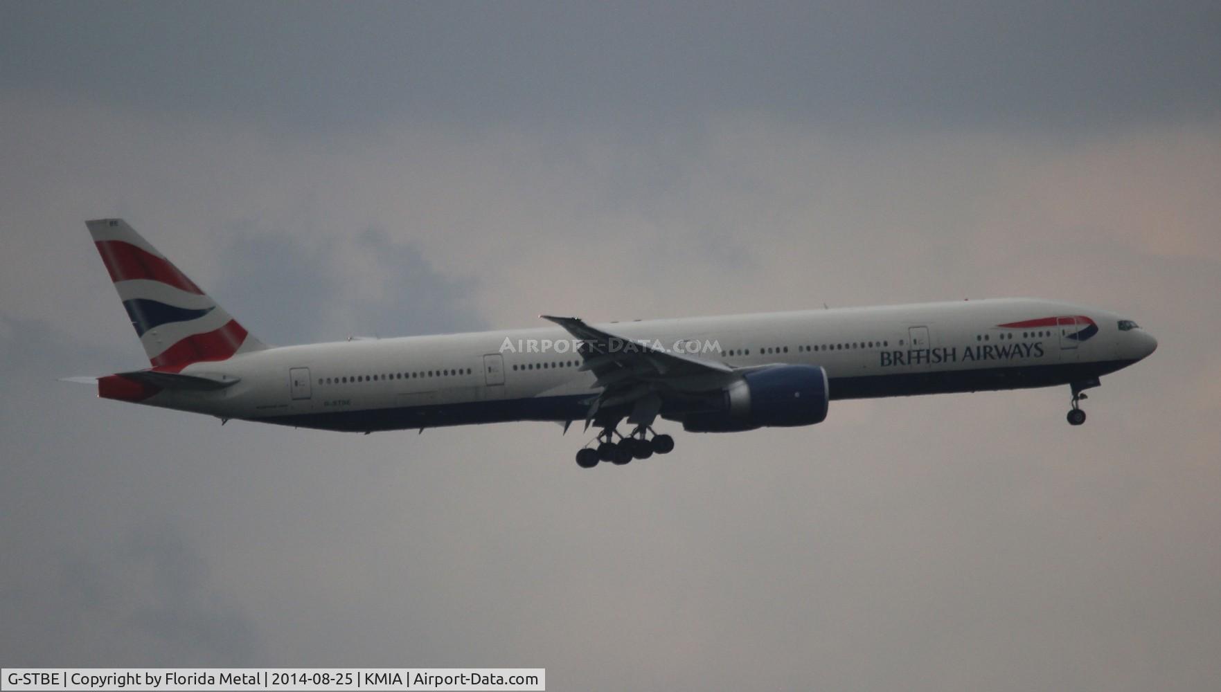G-STBE, 2011 Boeing 777-36N/ER C/N 38696, MIA 2014