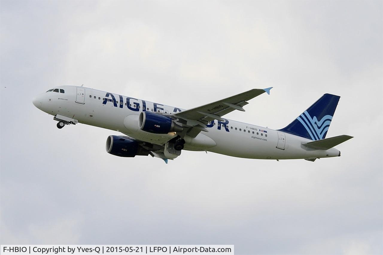 F-HBIO, 2007 Airbus A320-214 C/N 3242, Airbus A320-214, Take off rwy 24, Paris-Orly airport (LFPO-ORY)