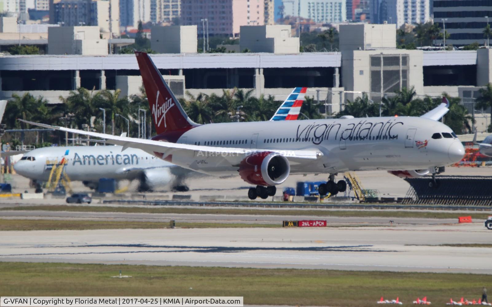 G-VFAN, 2016 Boeing 787-9 Dreamliner C/N 37977, MIA 2017