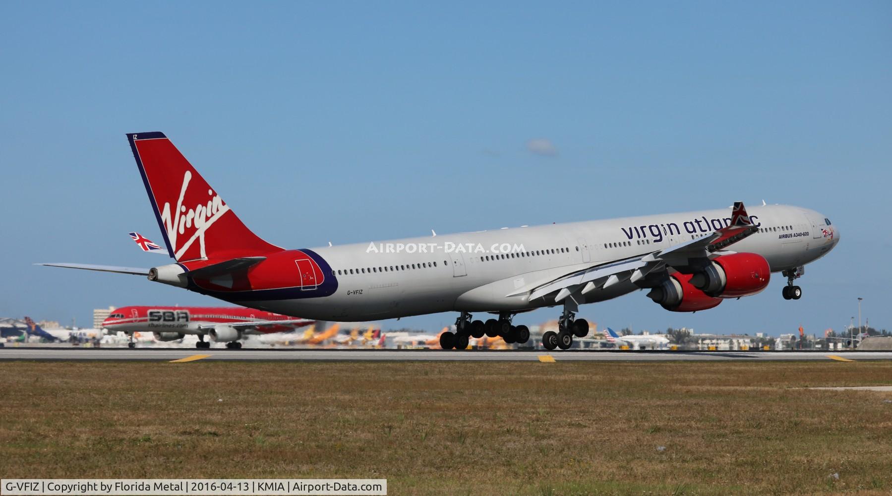 G-VFIZ, 2006 Airbus A340-642 C/N 764, MIA 2016