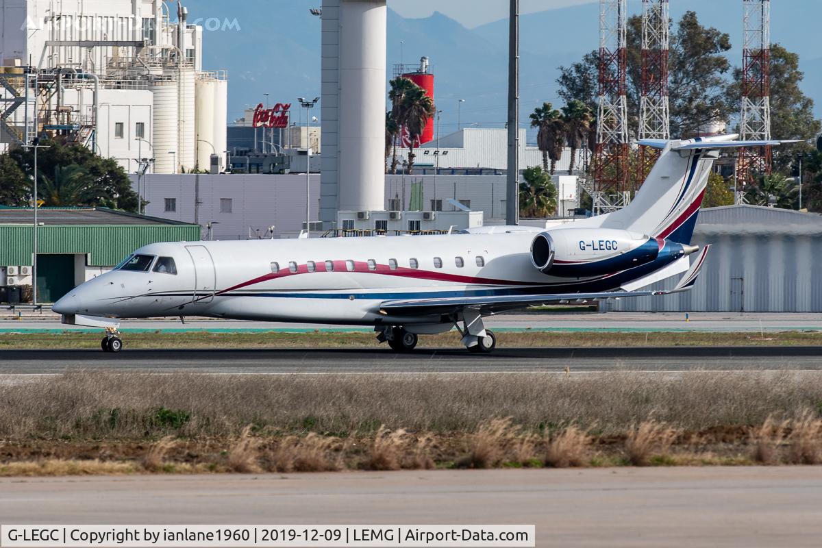 G-LEGC, 2007 Embraer EMB-135BJ Legacy C/N 14501025, at Malaga Costa Del Sol.
