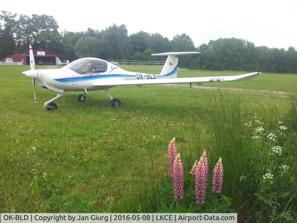 OK-BLD, 1996 Diamond DA-20A-1 Katana C/N 10160, Katana DA 20 OK BLD  parked in home Aeroclub.