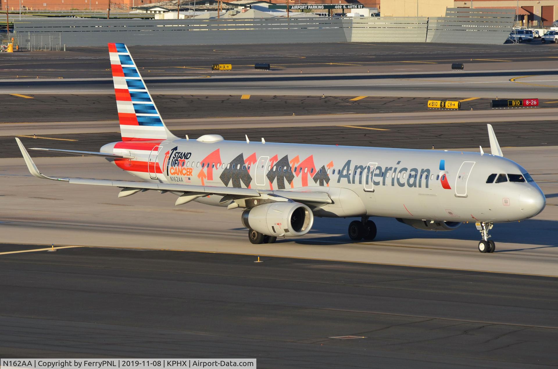 N162AA, 2016 Airbus A321-231 C/N 6621, American A321 with additional decalls