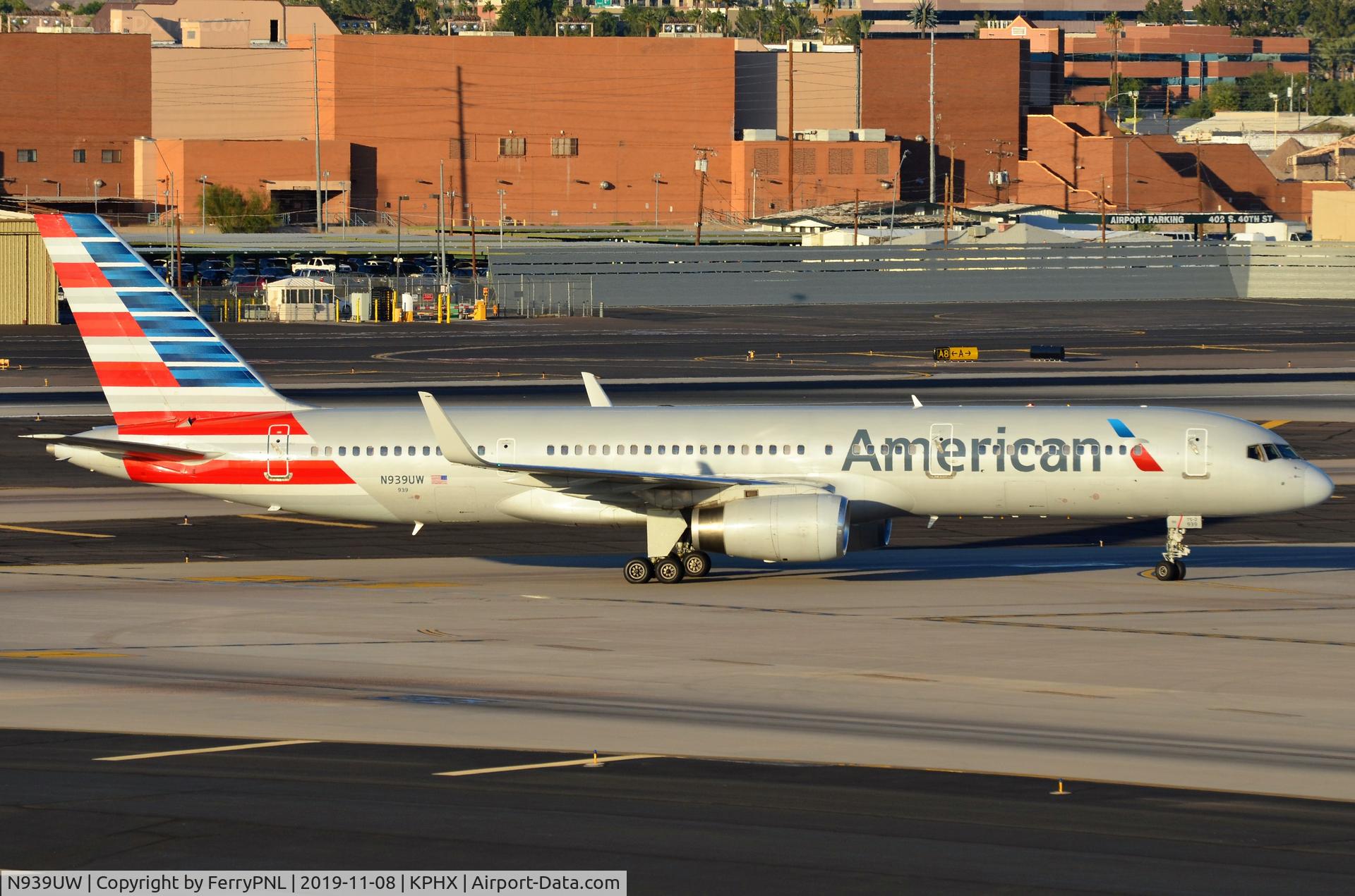 N939UW, 1994 Boeing 757-2B7 C/N 27303, American B752 arrived in PHX