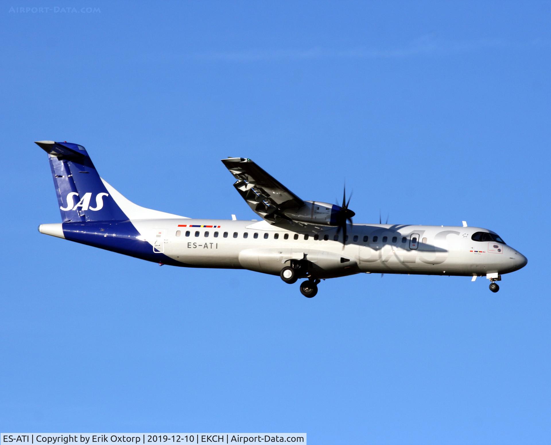 ES-ATI, 2013 ATR 72-600 (72-212A) C/N 1075, ES-ATI landing rw 04L