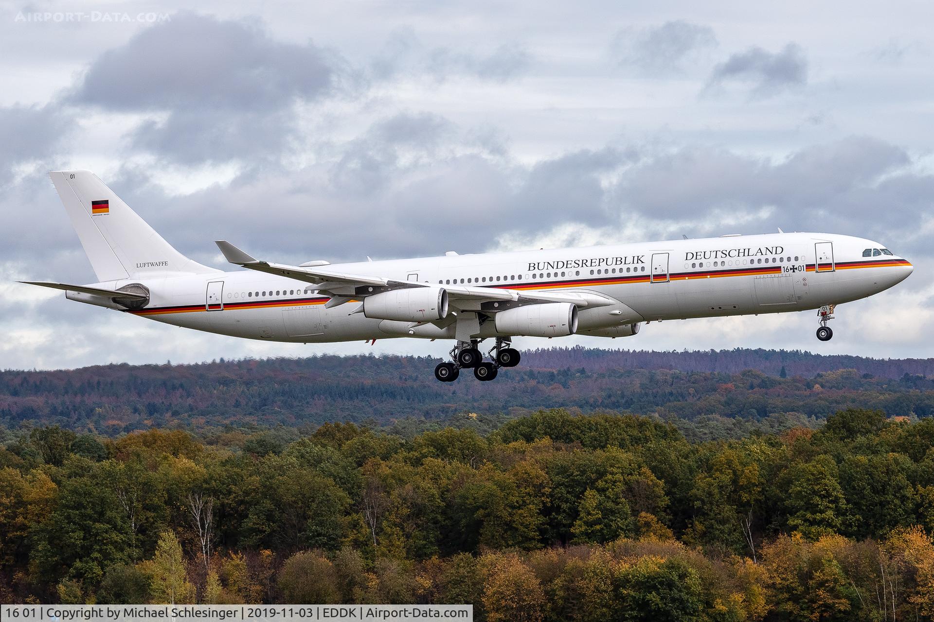 16 01, 1999 Airbus A340-313X C/N 274, 16+01 - Airbus A340-313 - German Air Force