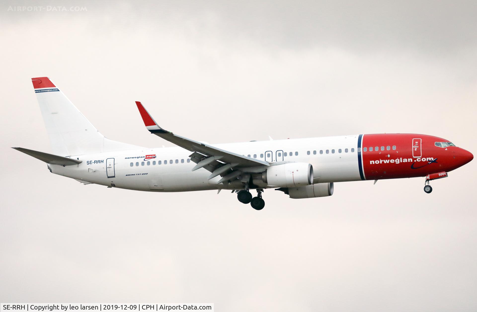 SE-RRH, 2015 Boeing 737-8JP C/N 41139, Copenhagen 9.12.2019 L/D R-22L
