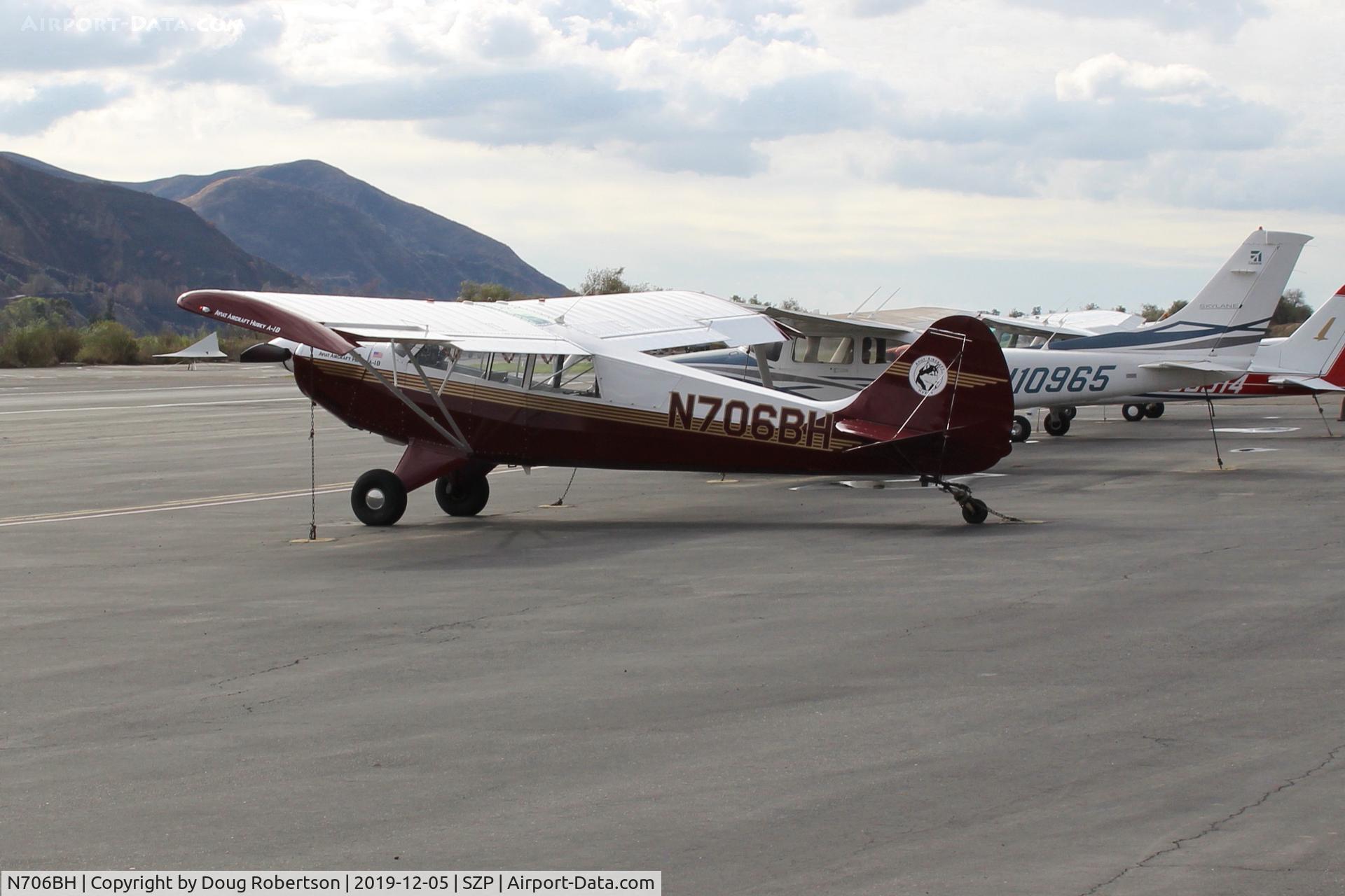 N706BH, 2006 Aviat A-1B Husky C/N 2354, 2006 Aviat A-1B HUSKY, Lycoming IO-360-A1D6 180 Hp, CS prop, on Transient ramp