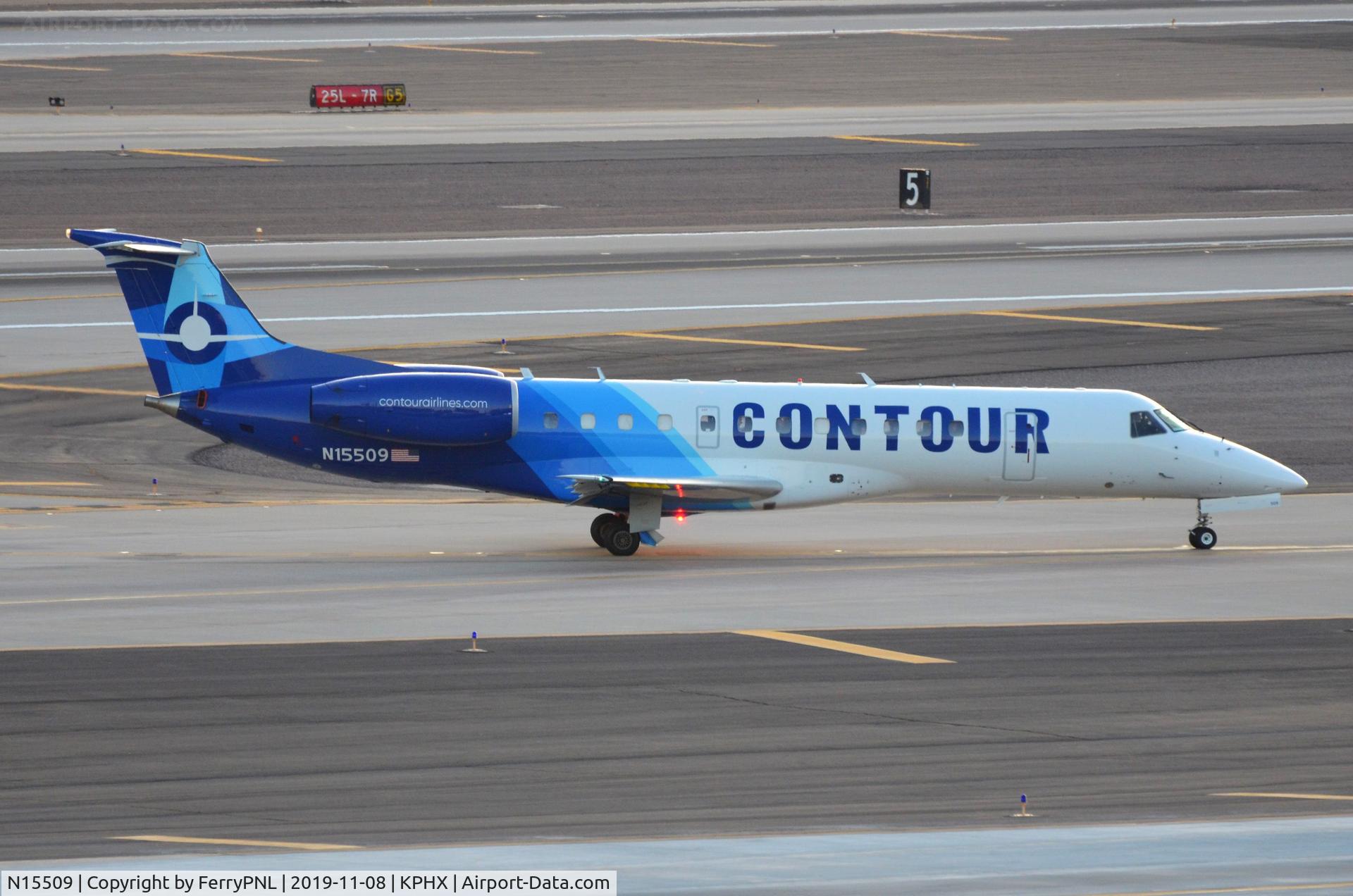 N15509, 2000 Embraer ERJ-135ER (EMB-135ER) C/N 145238, Arrival of Contour ERJ135