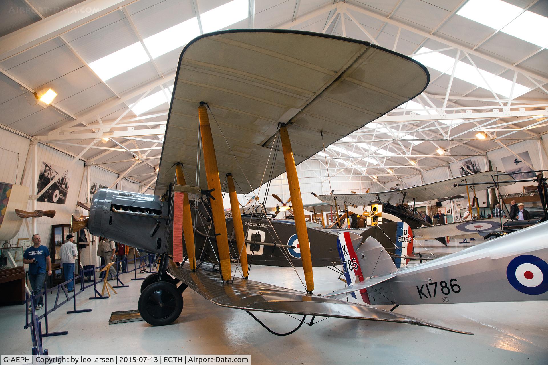 G-AEPH, 1918 Bristol F.2B Fighter C/N 7575, Shuttleworth Collection 13.7.2015