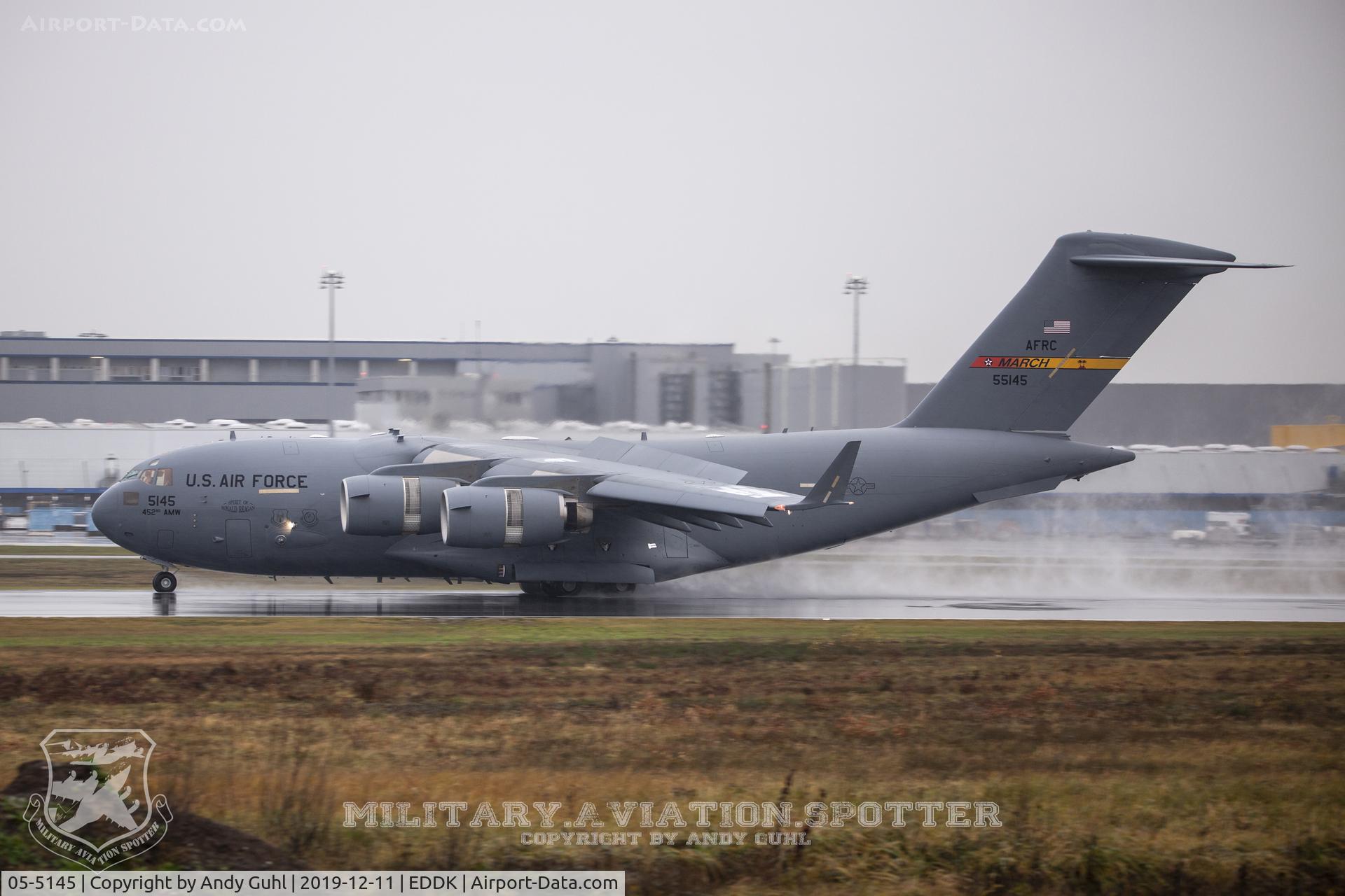 05-5145, 2005 Boeing C-17A Globemaster III C/N P-145, Rainy Day #2