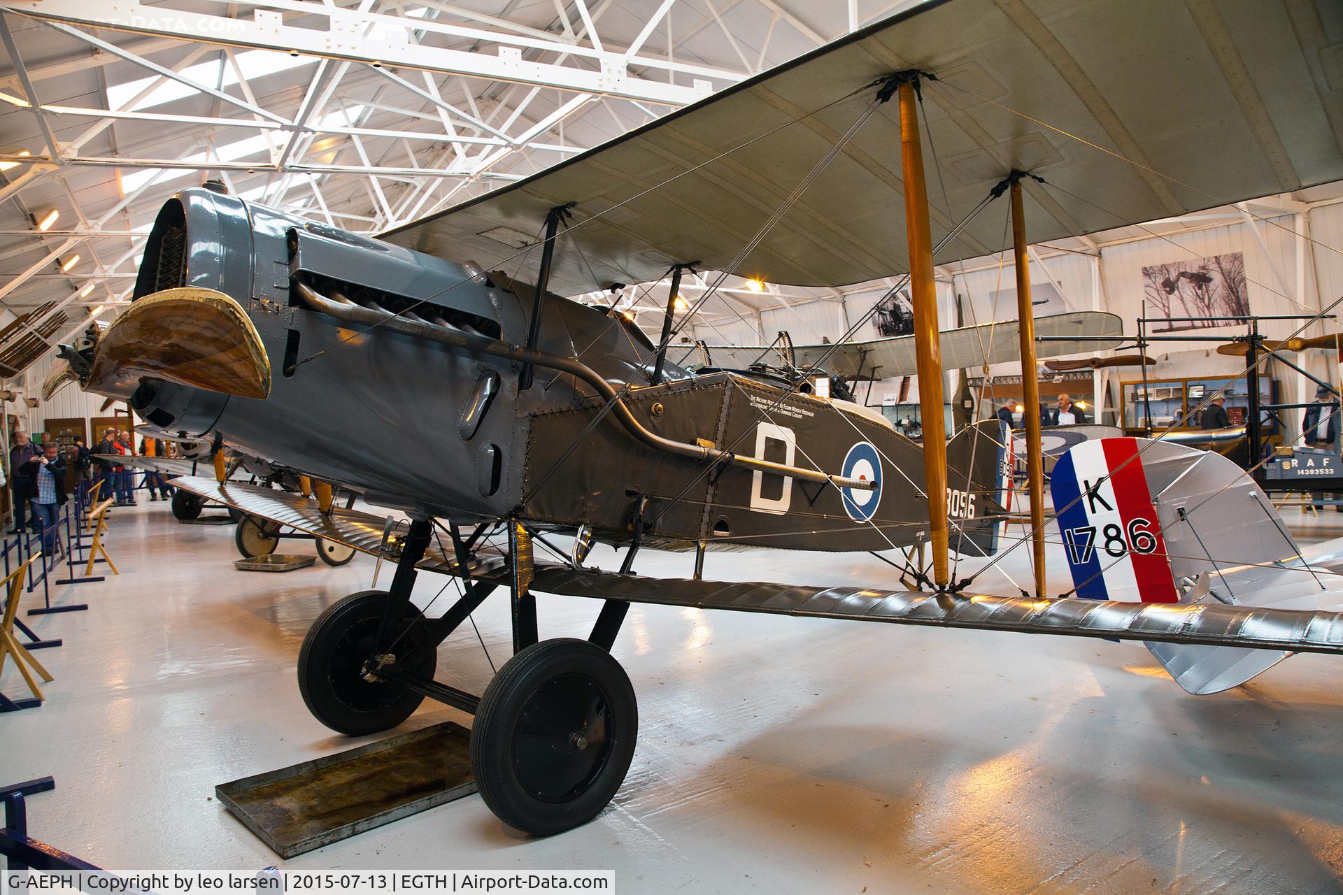 G-AEPH, 1918 Bristol F.2B Fighter C/N 7575, Shuttleworth Collection 13.7.2015