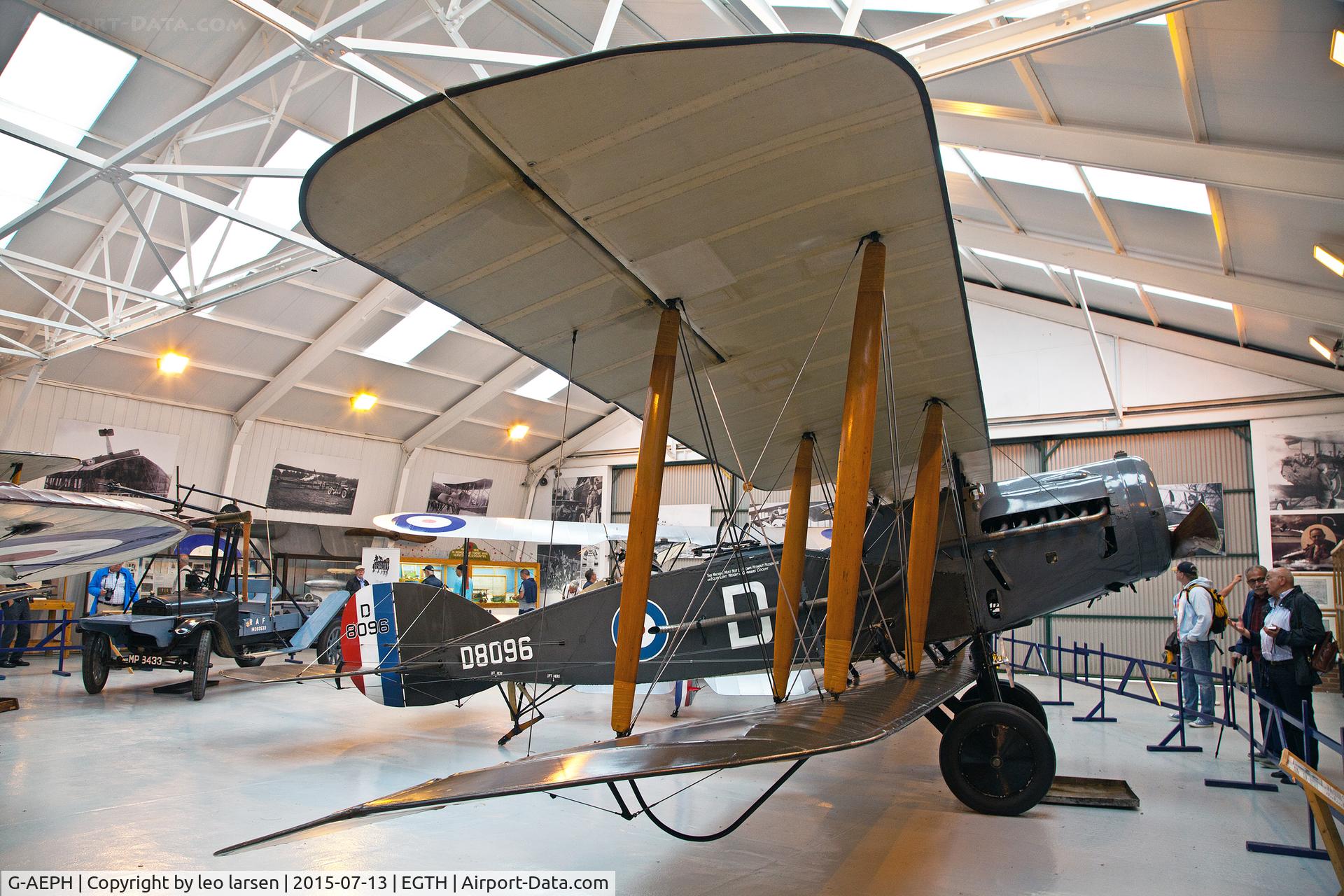 G-AEPH, 1918 Bristol F.2B Fighter C/N 7575, Shuttleworth Collection 13.7.2015