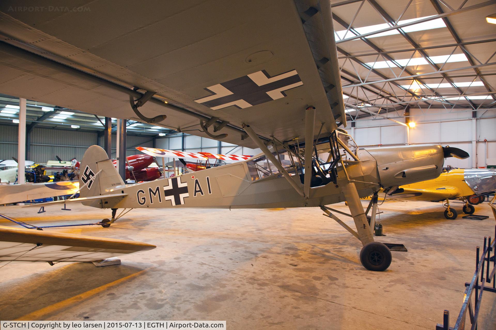 G-STCH, 1942 Fieseler Fi-156A-1 Storch C/N 2088, Shuttleworth Collection 13.7.2015