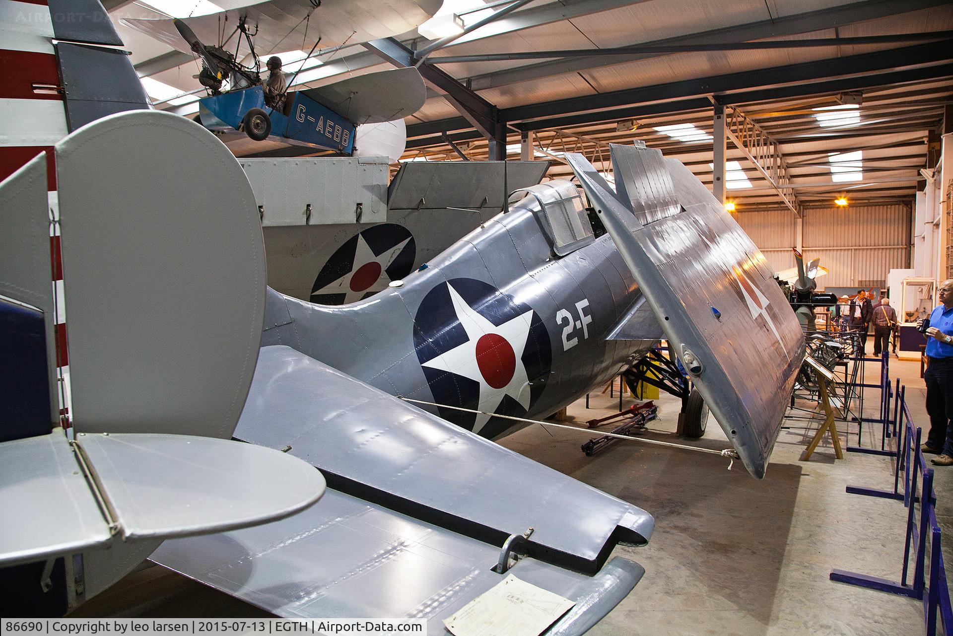 86690, General Motors (Grumman) FM-2 Wildcat C/N 5744, Shuttleworth Collection 13.7.2015