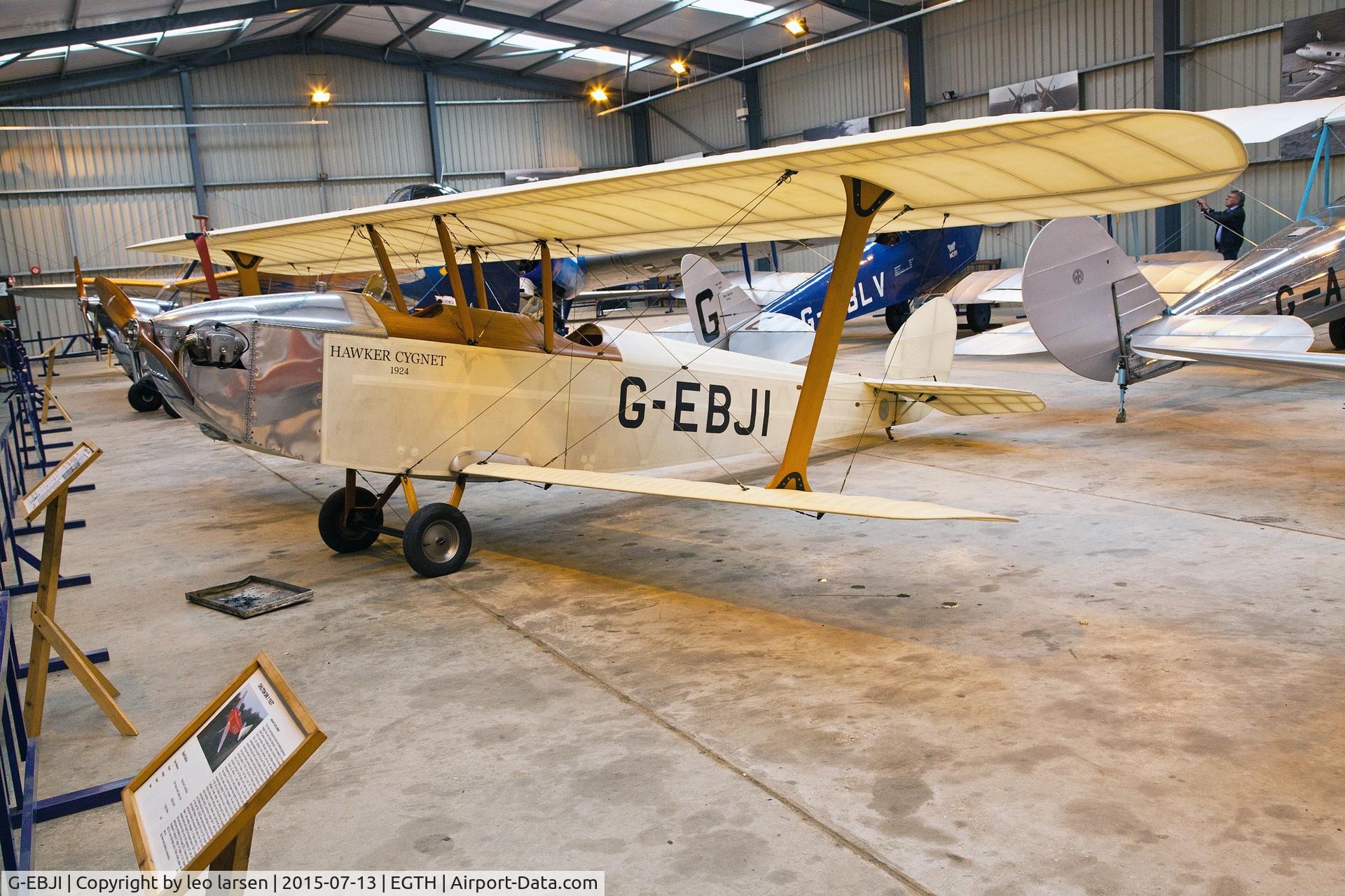 G-EBJI, 1977 Hawker Cygnet Replica C/N PFA 077-10240, Shuttleworth Collection 13.7.2015