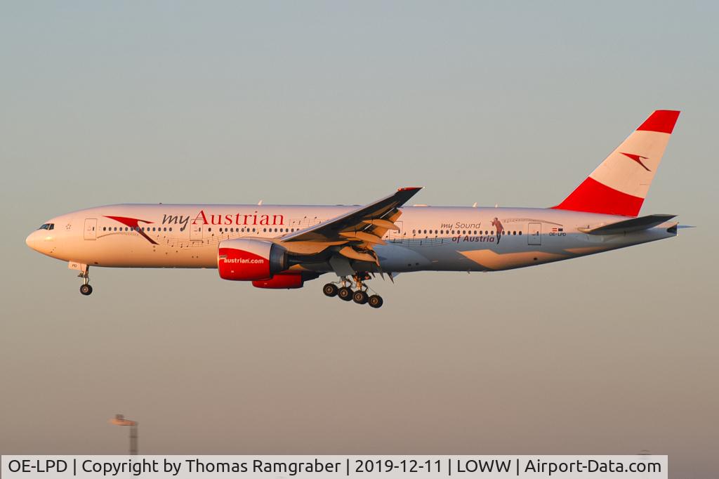 OE-LPD, 2006 Boeing 777-2Z9/ER C/N 35960, Austrian Airlines Boeing 777-200