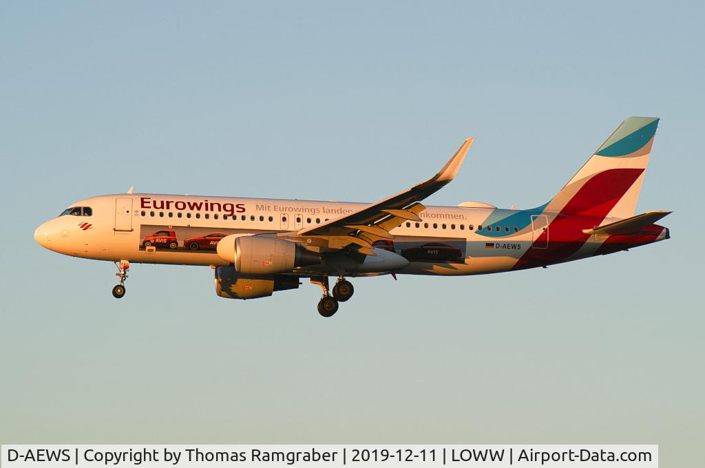 D-AEWS, 2016 Airbus A320-214 C/N 7439, Eurowings Airbus A320
